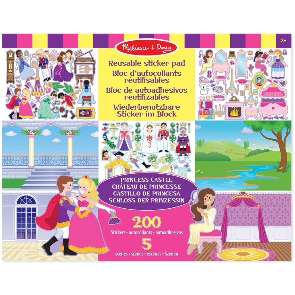 (PrincessCastle) Melissa & Doug Reusable Sticker Pad