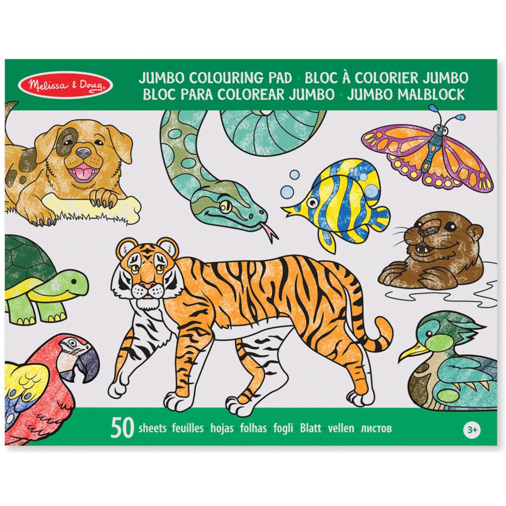 (Animal) Melissa & Doug Jumbo Colouring Pad