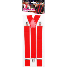 Red Braces - Accessory Suspenders Fancy Dress 20er60er Years Yshape 3 Clips - braces red accessory suspenders fancy dress 20er60er years yshape 3
