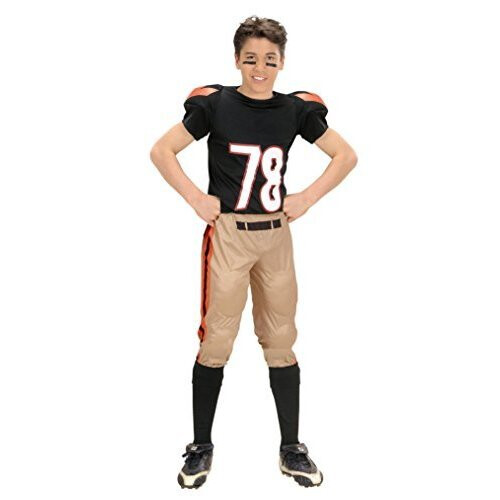 Children s American Football Player Child 140cm Costume Medium 8 10 Yrs 140cm american fancy dress costume kids usa footballer childs superbowl