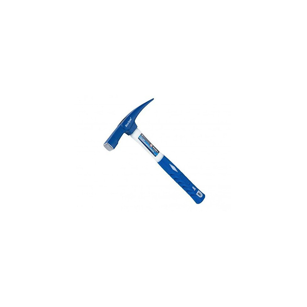 Blue Spot Tools 26566 Fibreglass Brick Hammer, Blue, 24 Oz - Hammer Shaft -  brick hammer fibreglass shaft masonry chipping building rock tool 24oz
