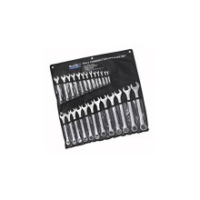 Blue Spot Tools 04131 6 - 32mm Chrome Van Spanner Set - Silver (25-piece) - -  spanner set combination 25 metric bluespot 6 32mm tools piece