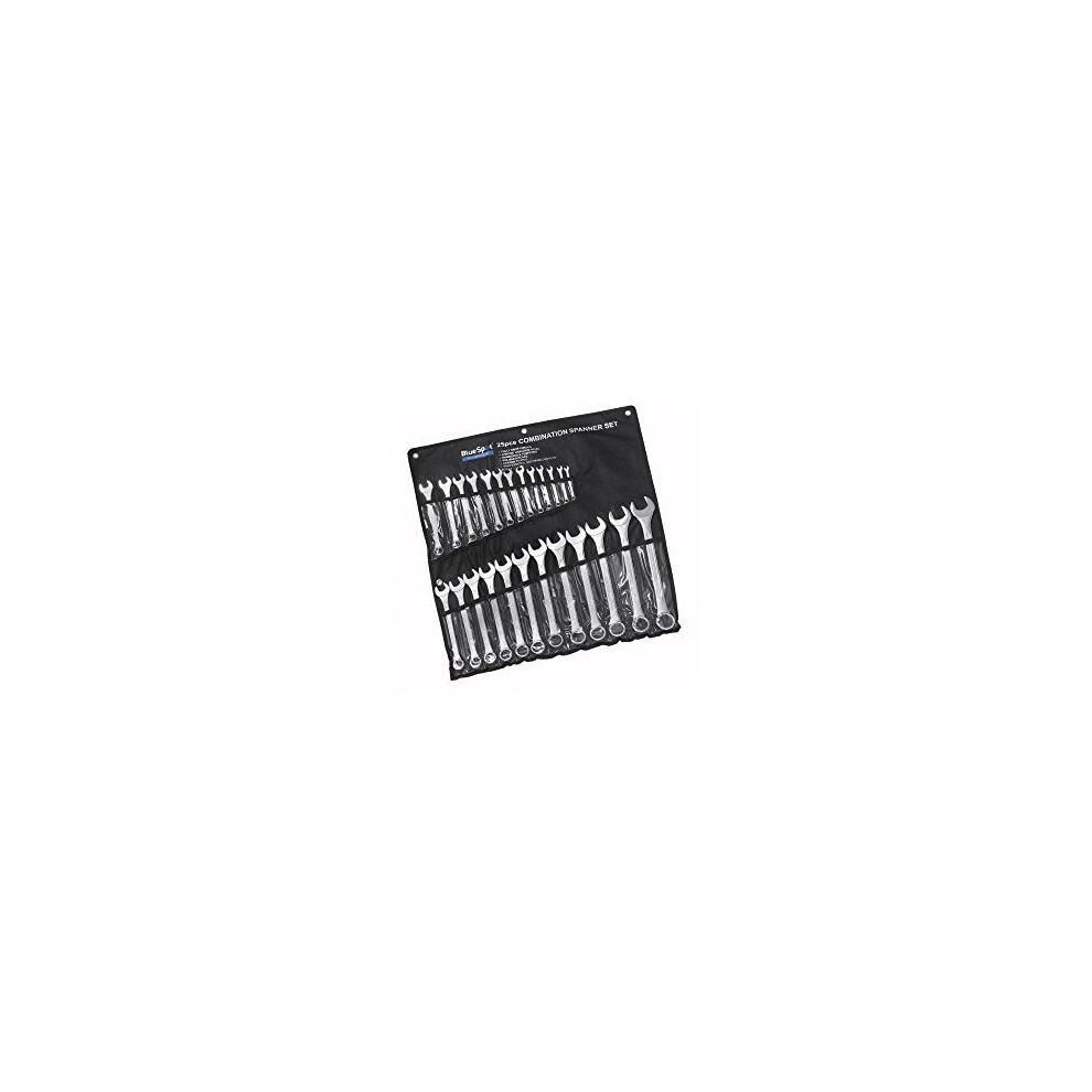 Blue Spot Tools 04131 6 - 32mm Chrome Van Spanner Set - Silver (25-piece) - -  spanner set combination 25 metric bluespot 6 32mm tools piece