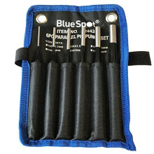 Blue Spot 6 Piece Parellel Pin Punch Set 2.5mm - 10mm Lifetime Warranty - 6pc - 6pc parallel pin punch punches set 25 10mm metric bluespot lifetime