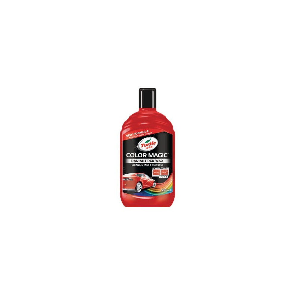 Turtle Wax Color Magic Wax Radiant Red