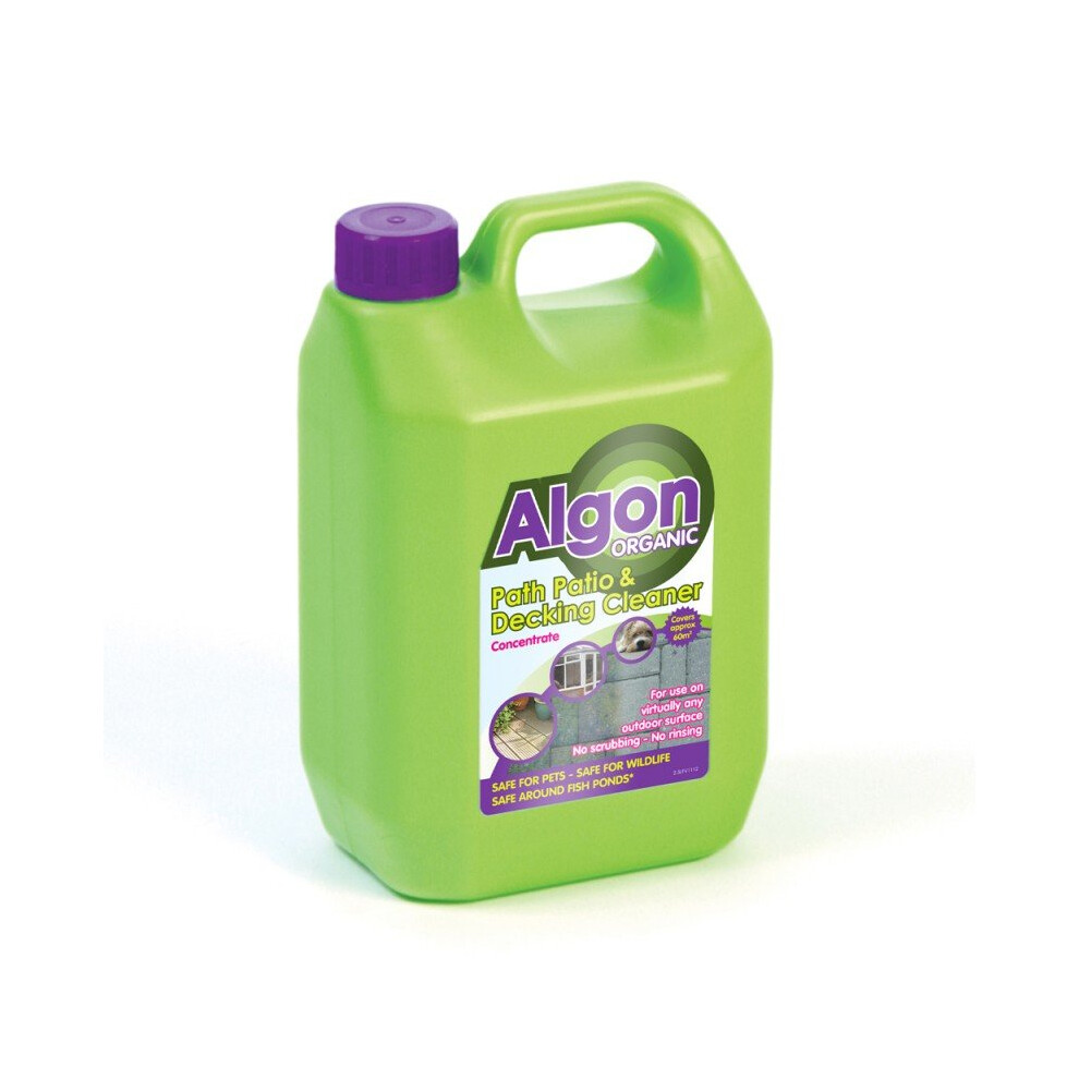 Algon Path, Patio & Decking Cleaner 2.5L | Organic Outdoor Cleaner