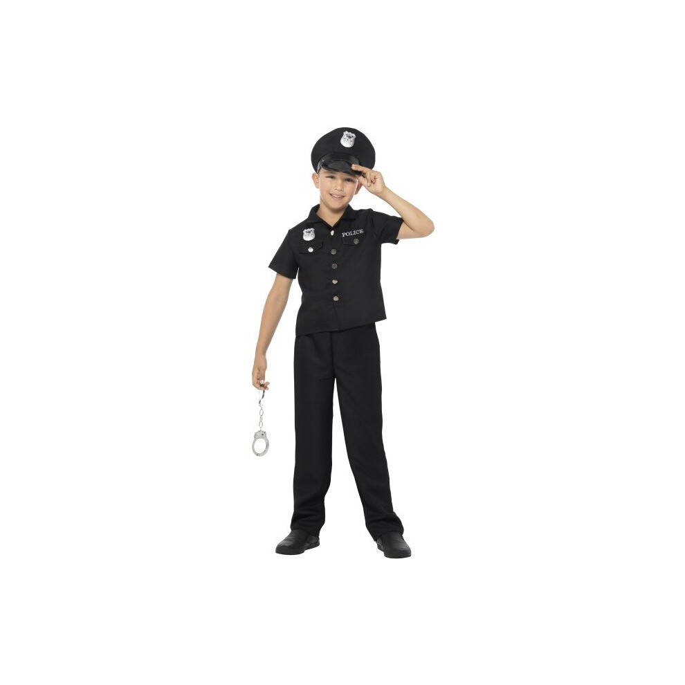 Smiffy's 49650l New York Cop Costume (large) - Fancy Dress Boys Police Officer -  costume new cop york fancy dress boys police officer uniform