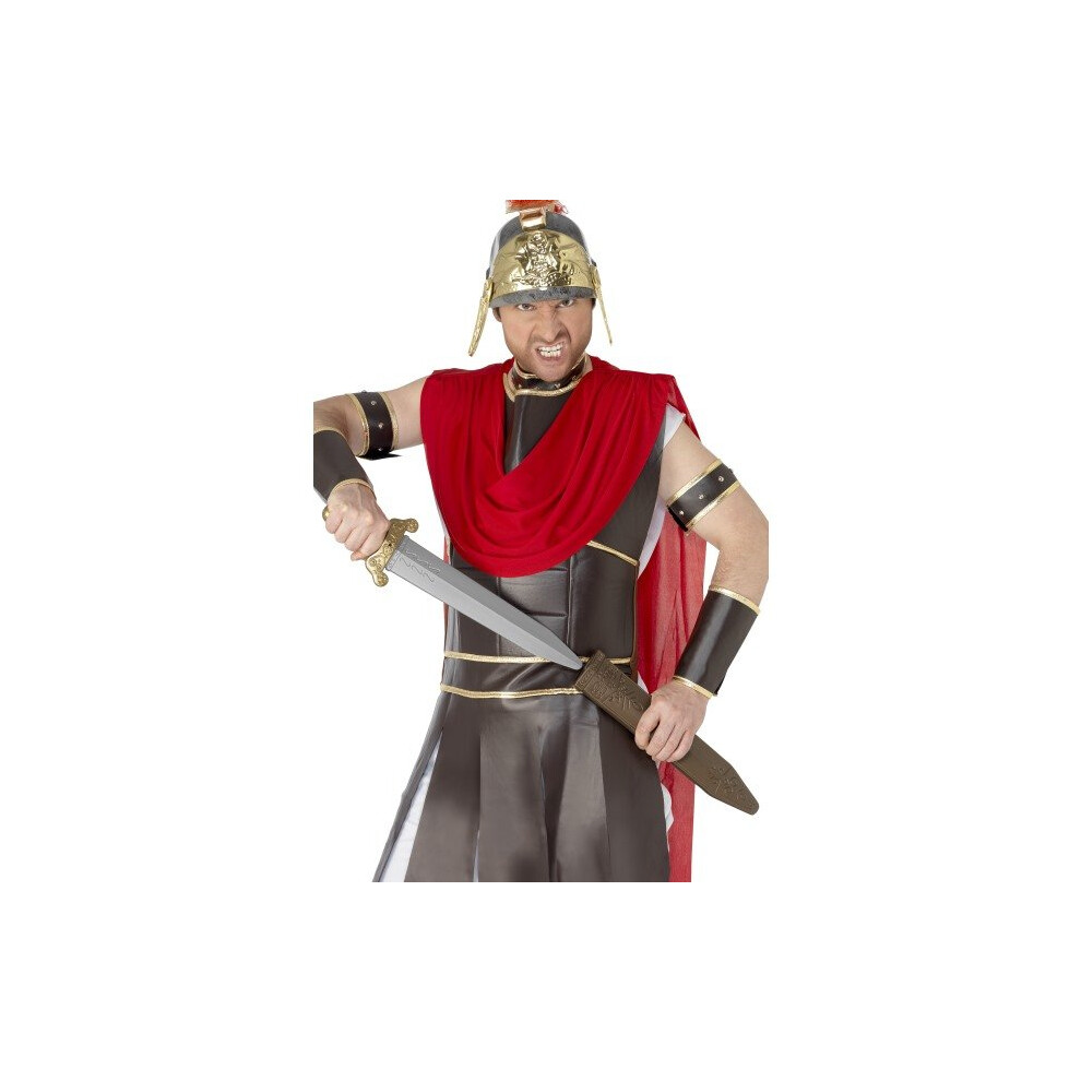 Smiffy's Roman Gladiator Sword - Fancy Dress Scabbard (Plastic Toy Sword) - Roman Costume Accessory, Code 22466