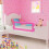 VidaXL Kleinkind Sicherheit Bettgitter 102x42 cm Rosa 1