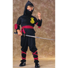 HAUNTED HOUSE BLACK NINJA - CHILDRENS - M