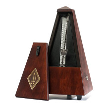 Wittner Maelzel 845M Traditional Pyramid Metronome Without Bell, Mahogany