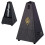 Wittner Maelzel 845B Traditional Pyramid Metronome Without Bell, Black 1