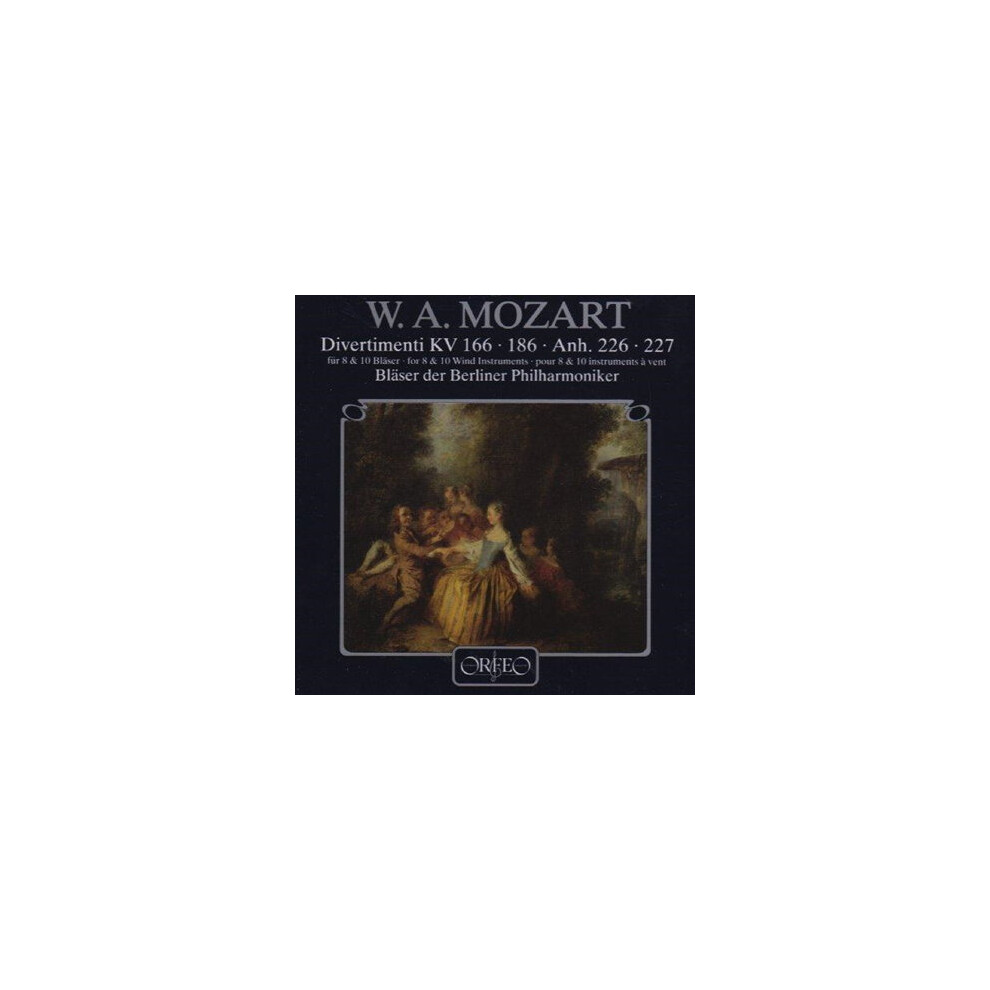 Wdl Mozart: Wind Divertimentos - Cd