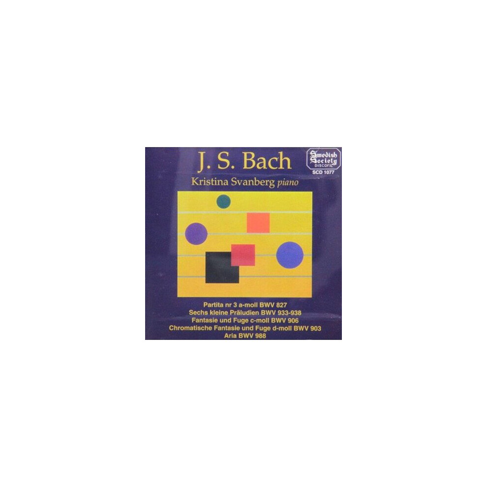 Bach: Piano Works-Kristina Svanberg - CD-image-OPC-PD522B-NEW