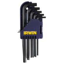 10 chaves de junta esférica hexagonais no suporte T10757 da Irwin