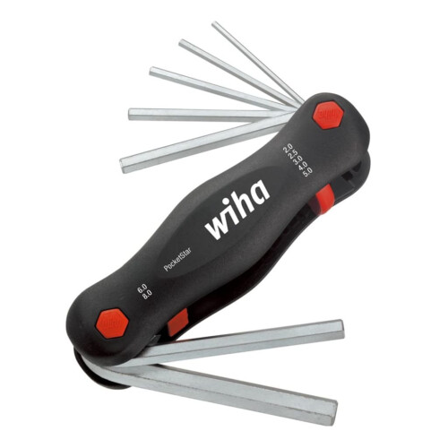 Wiha PocketStar Hex Key Set, 7 Piece (2-8mm)