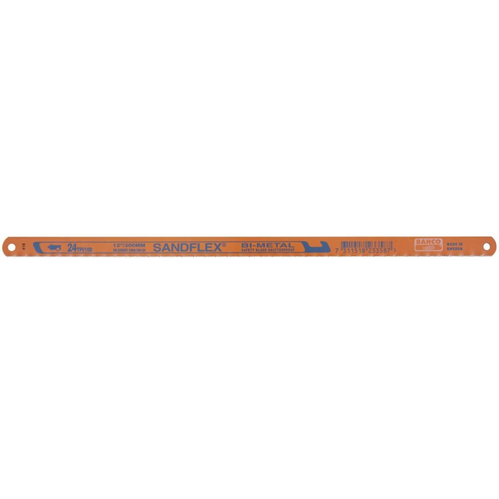 BAHCO 10 pcs Hack Saw Blade 24 tpi 3906-300-24-10P