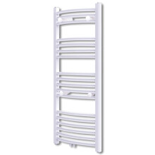 Bathroom Heating Towel Rail Radiator Heater Towel Rack Holder Curve 600x1160 mm
