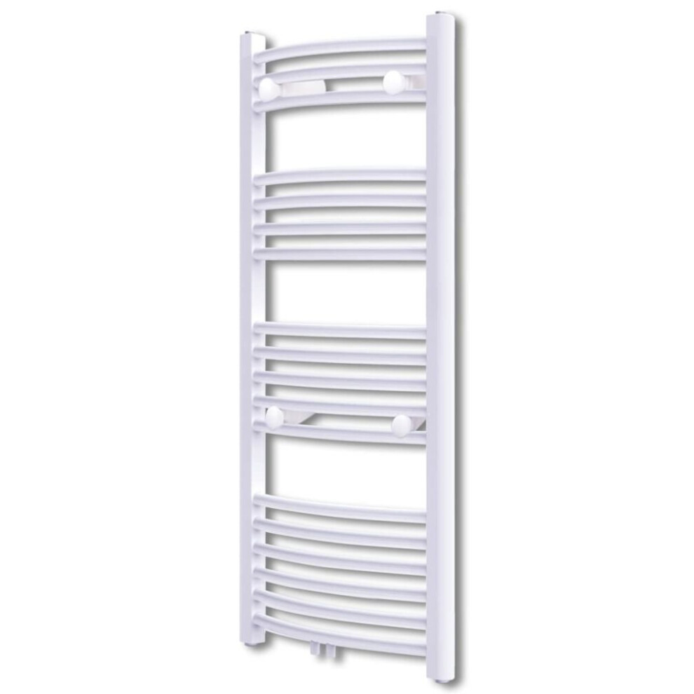 Bathroom Heating Towel Rail Radiator Heater Towel Rack Holder Curve 600x1160 mm