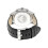 Armani Emporio Armani AR2447 Ανδρικό ατσάλινο ρολόι με μαύρο δερμάτινο λουράκι και καντράν 2