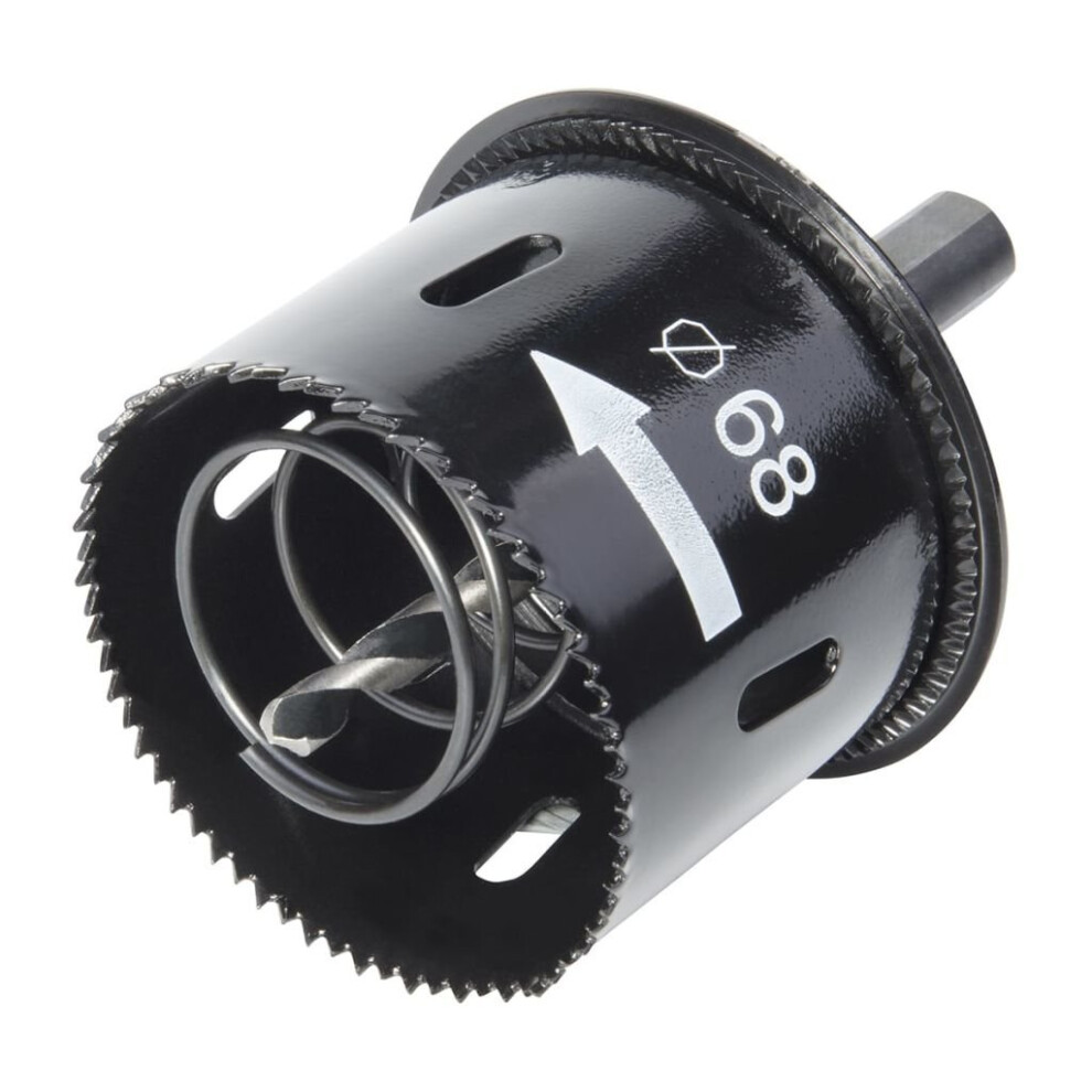 Wolfcraft Hole Saw 68 Mm 2158000 Black