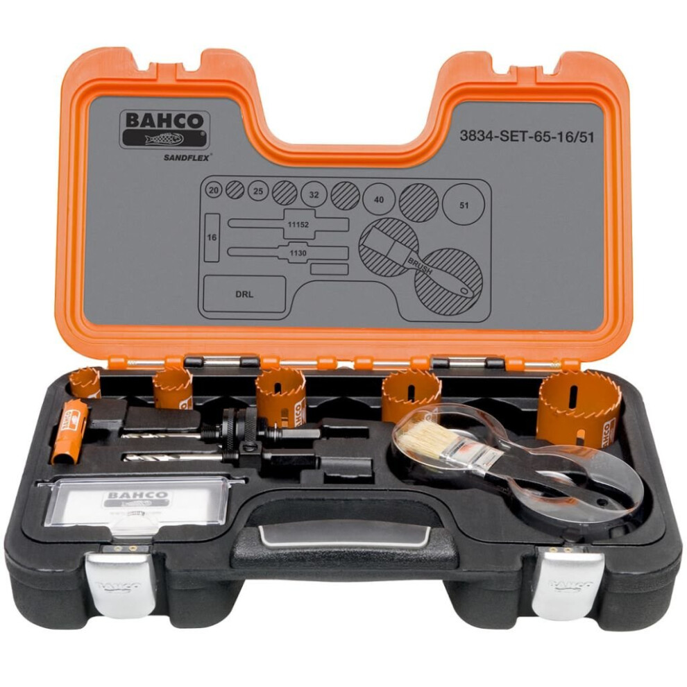 Bahco Professional Holesaw Set 16-51 mm