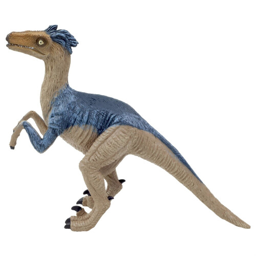 Giocattolo - MOJO - Velociraptor - Bianco e Marrone - Figurina per Bambini di 3 anni e oltre 1