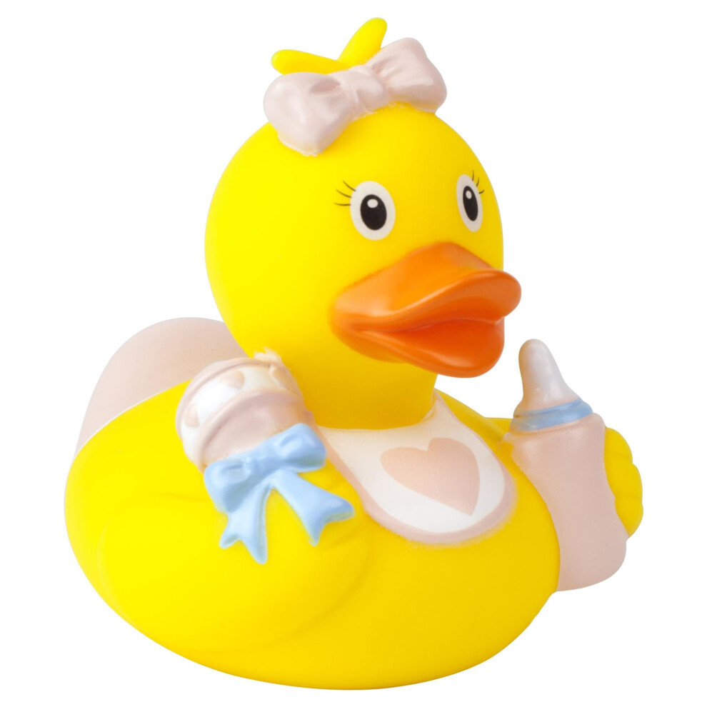 Lilalu Newborn Baby Girl Rubber Duck Bathtime Toy