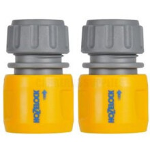 Standard Hose End Connector - Hozelock Pack 2166 Twin Pipe - hozelock hose end connector pack 2166 standard twin pipe