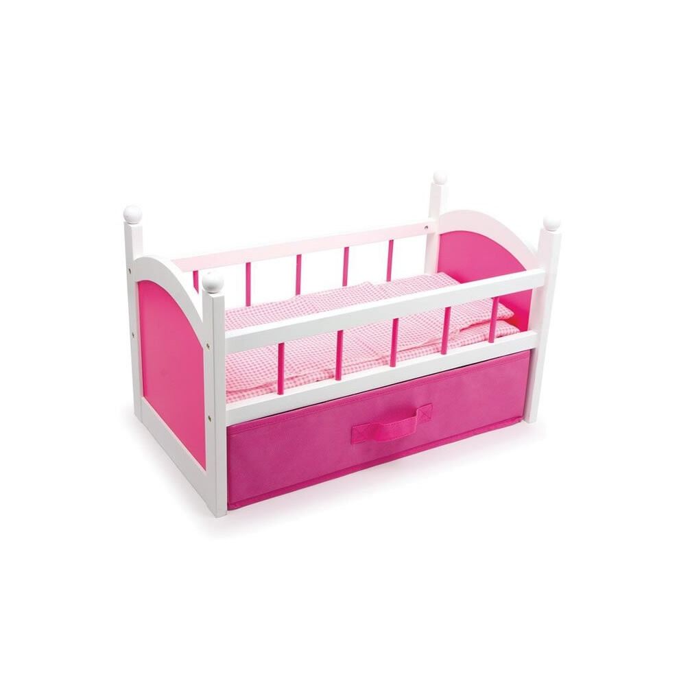 Pink Dolls Bed with Drawer