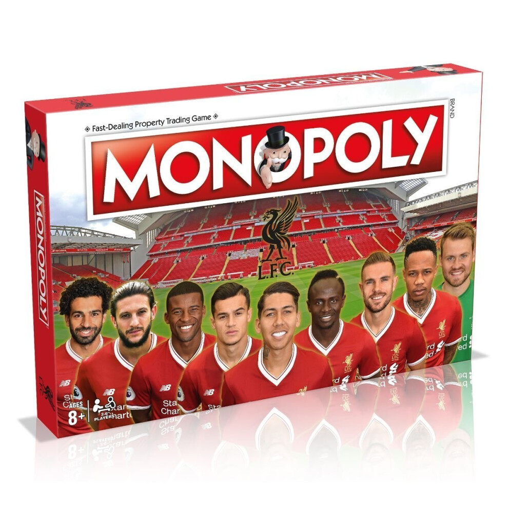 Liverpool Football Club Edition Monopoly Board