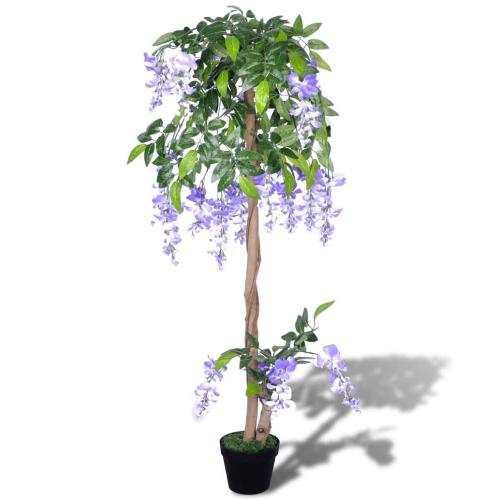 Vidaxl Artificial Wisteria With Pot 120Cm Fake Plant Arrangement Home Decor