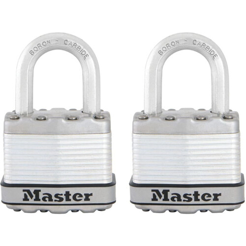 VidaXL Master Lock Padlocks Excell 2 pcs Laminated Steel 45 mm M1EURT