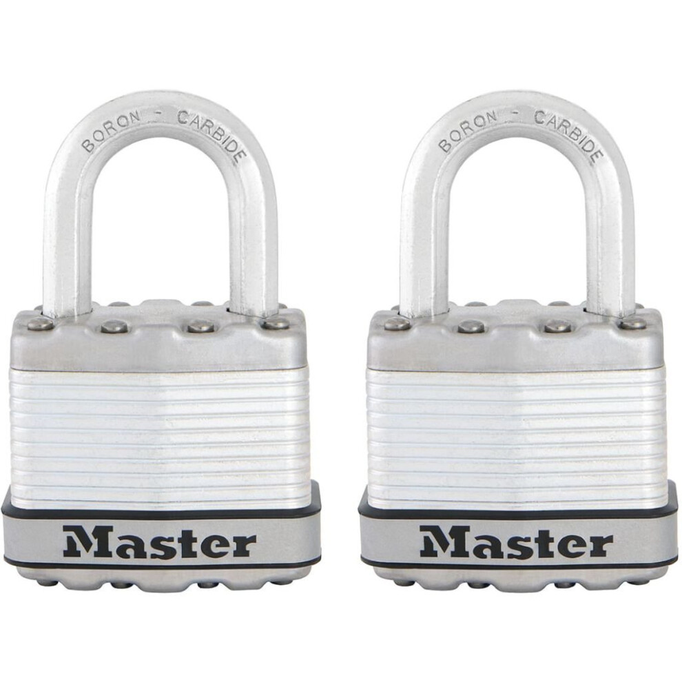 Master Lock Padlocks Excell 2 pcs Laminated Steel 45 mm M1EURT