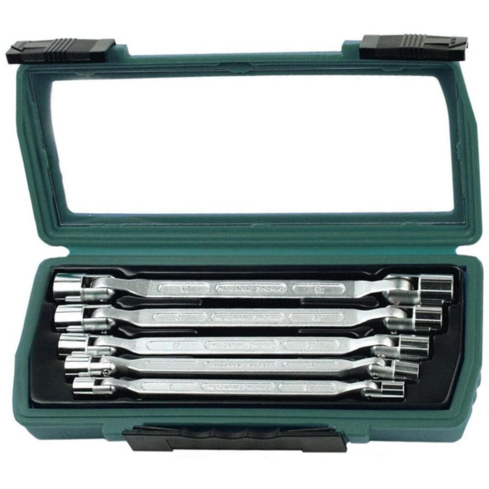 Brüder Mannesmann Double-ended Swivel Spanner Wrench Set 5 pcs Garage 19821