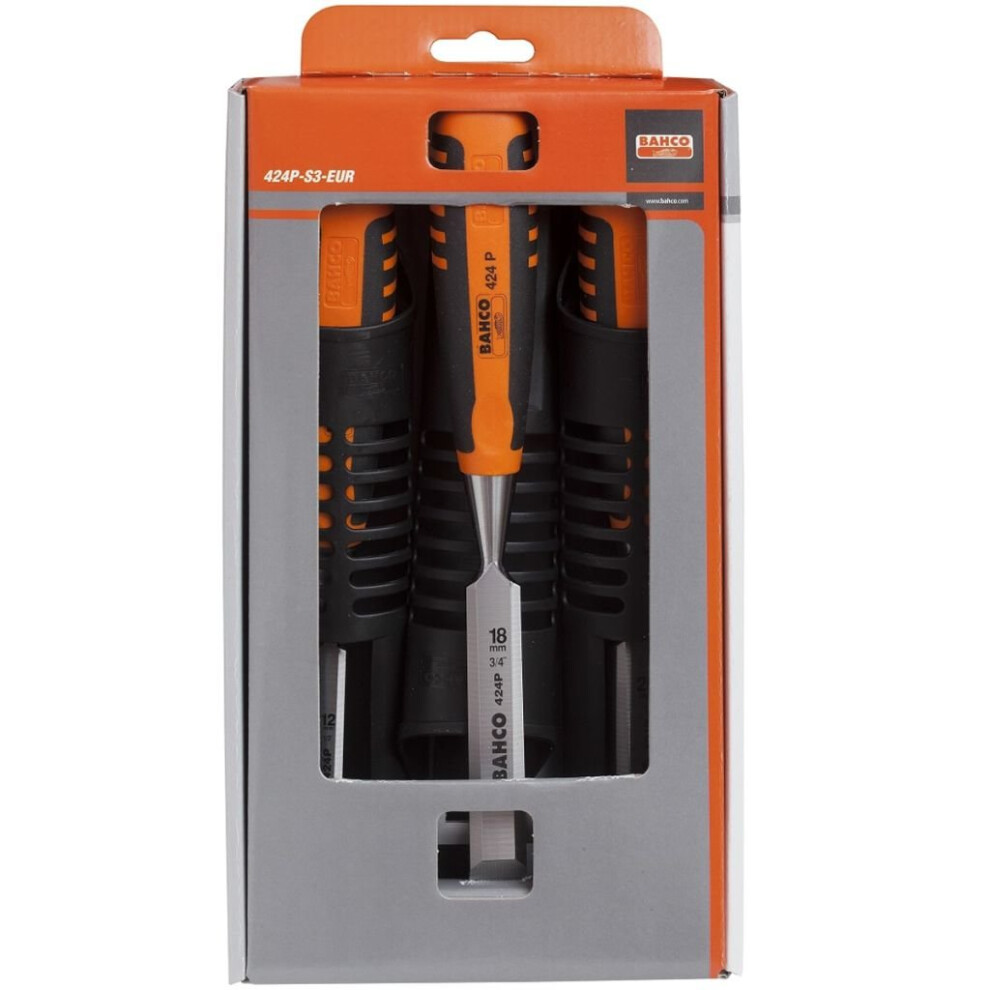 Bahco Wood Chisels Set 12-25 mm