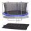 VidaXL vidaXL Safety Net PE Black for 4.26m Round Trampoline Enclosure Protector 1