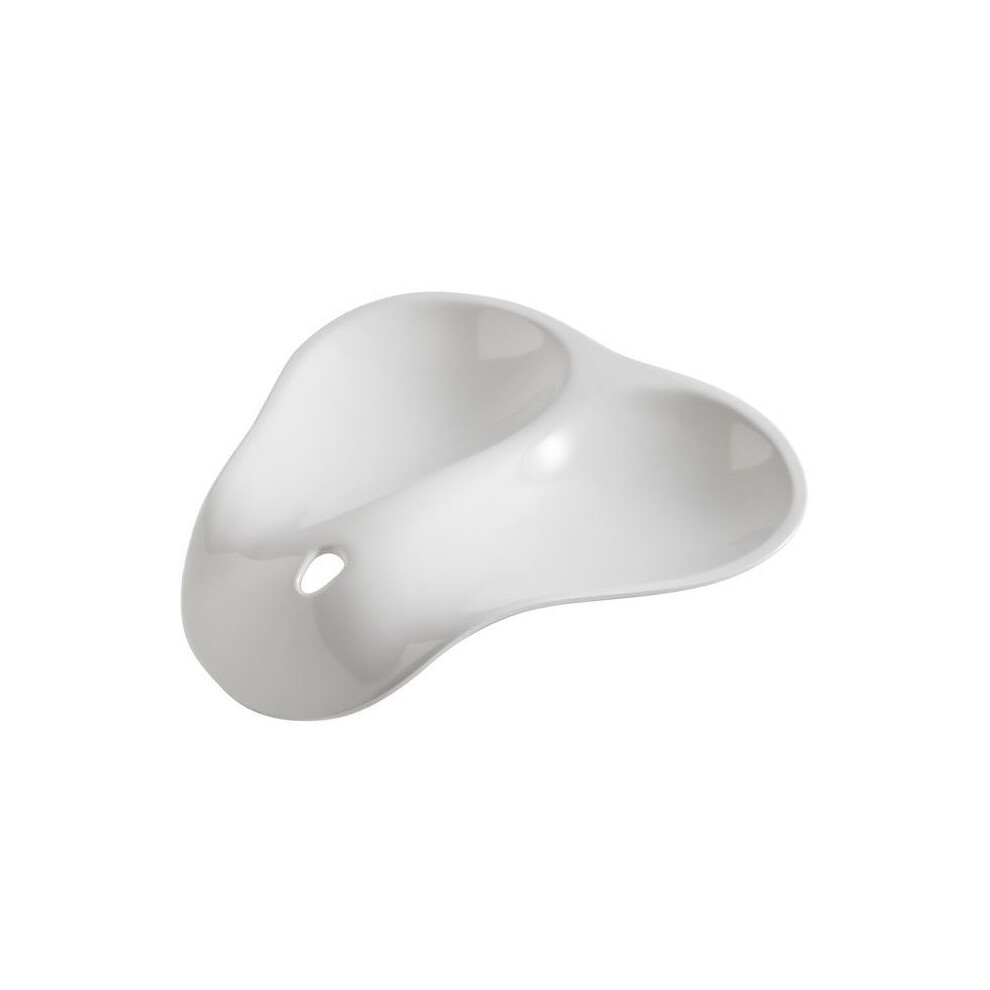 Hutzler Gourmac Twin Spoon Kitchen Utensil Melamine Rest Holder - White