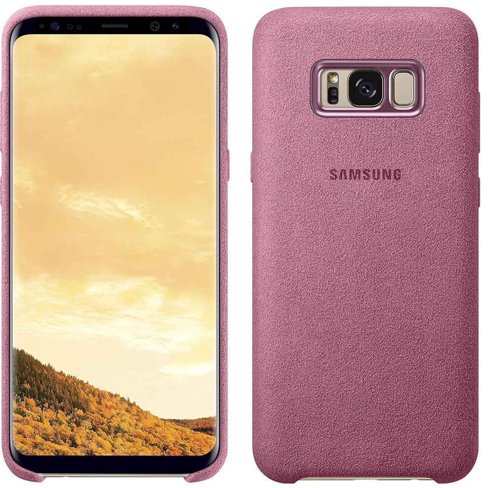 Official Samsung Galaxy S8 Plus Alcantara Cover Case - Pink