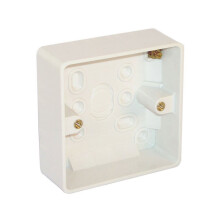 BG Electrical 891 Nexus White 1 Gang Surface Mounting Box 32mm