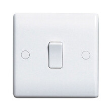 White Plastic - 1g 2 way Switch(812-01)
