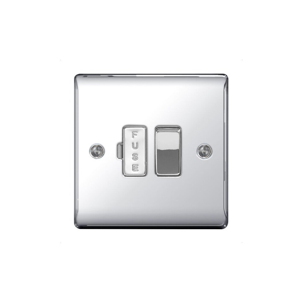 BG NPC50-01 13 A Nexus Metal Switched Fused Connection Unit - Polished Chrome