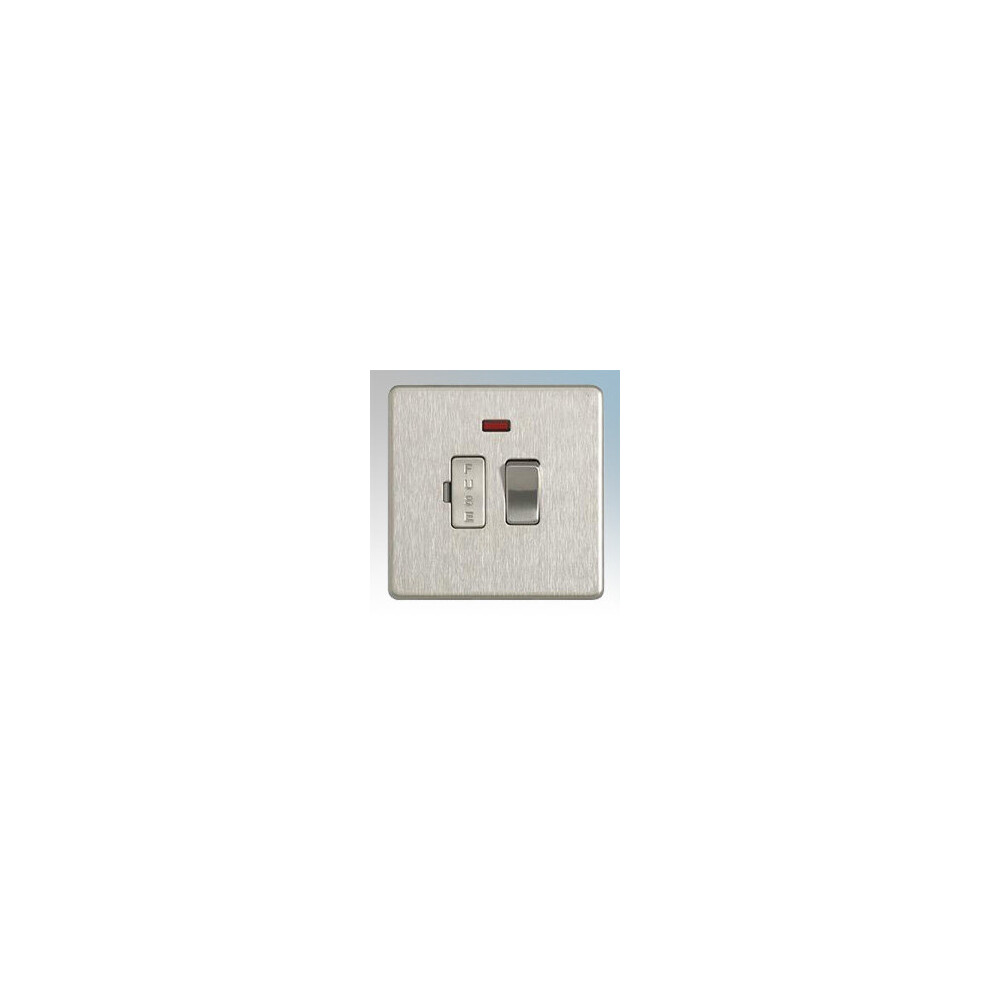 Bg Flatplate Screwless 13A Switched Fused Connection Unit With Neon 5050765006323