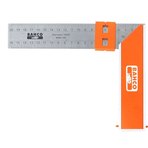 Bahco BAHCO Carpenter's Square 400 mm Orange 9048-400