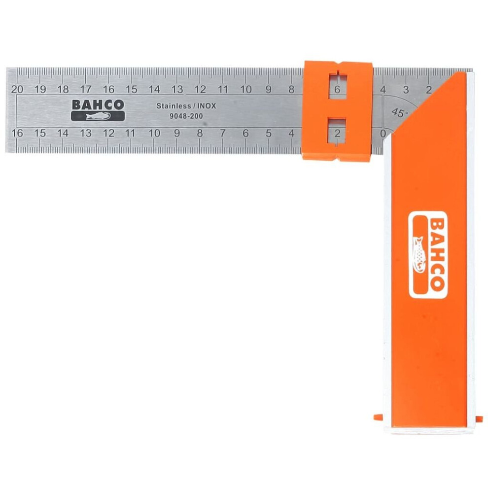 Bahco Carpenter's Square 300 Mm Orange 9048-300