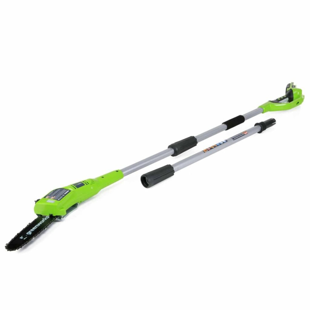 417747 Greenworks Pole Saw without 24 V Battery "G24PS20" 20 cm 2000107