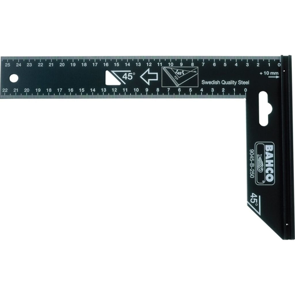 BAHCO Carpenter's Square 300 mm Black 9045-B-300