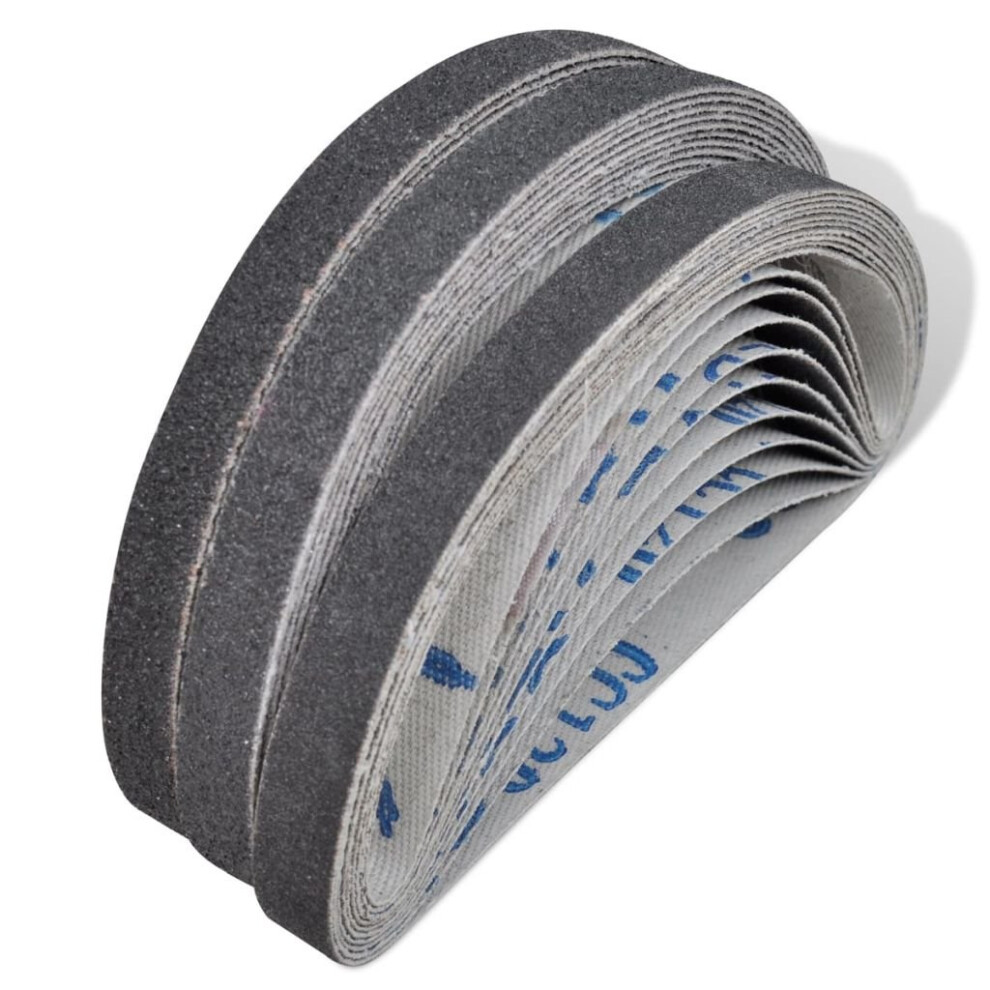 Vidaxl 30X Airpress Pneumatic Sand Belts Sanding Grinding Tool Accessories 8718475859710