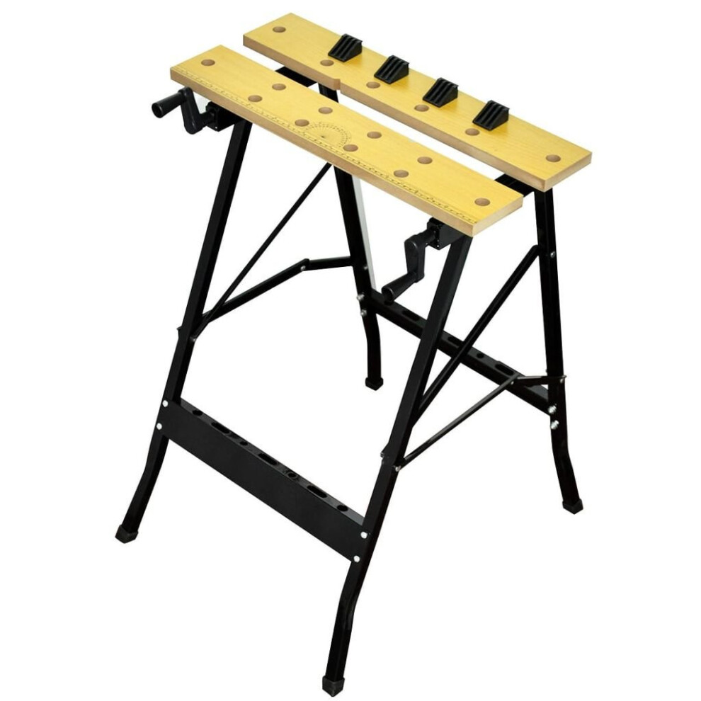 vidaXL Foldable Workbench Multifuncition Worktop Portable Work Clamping Tool