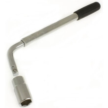 NEW 15" TELESCOPIC CAR WHEEL NUT WRENCH BRACE CHROME